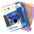 thumbnail image 1 of BAZIC Binder Dividers 8 Insertable Color Index Tabs 11 Hole (8/Pack), 24-Packs, 1 of 7