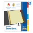 thumbnail image 1 of BAZIC Binder Dividers Canary Paper Insertable Color Tabs, 11 Hole Index Divider, 120 Count, 1 of 5