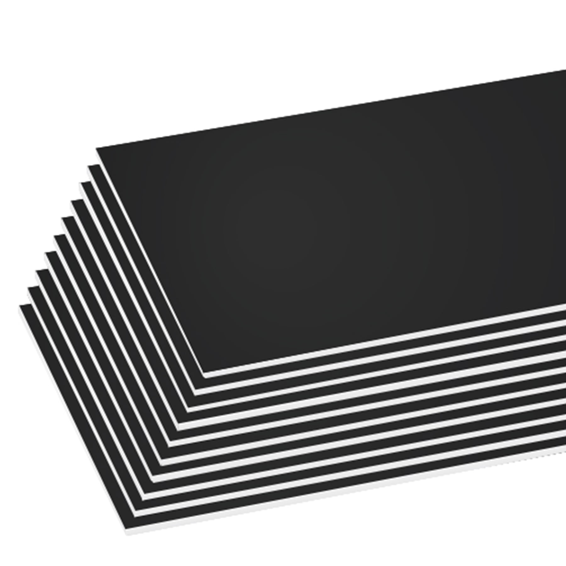 3/16 Black Foam Board - Any Size You Want! - Pack of 20