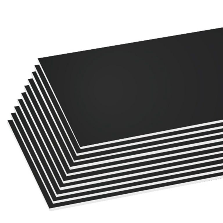 Fome-Cor 48 x 96 x 3/16 Black Foam Board 25 pack