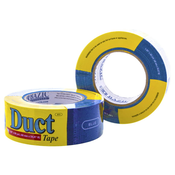 BAZIC Blue Duct Tape 1.88" X 60 Yards, Tear by Hand, 1-Pack