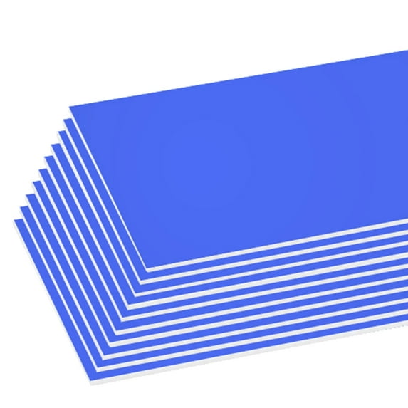 BAZIC Blue Foam Board 20" X 30", Colored Foam Boards 3/16 Inch Thickness, 25-Pack