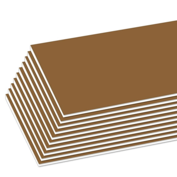 BAZIC Brown Foam Board 20" X 30", Colored Foam Boards 3/16 Inch Thickness, 25-Pack