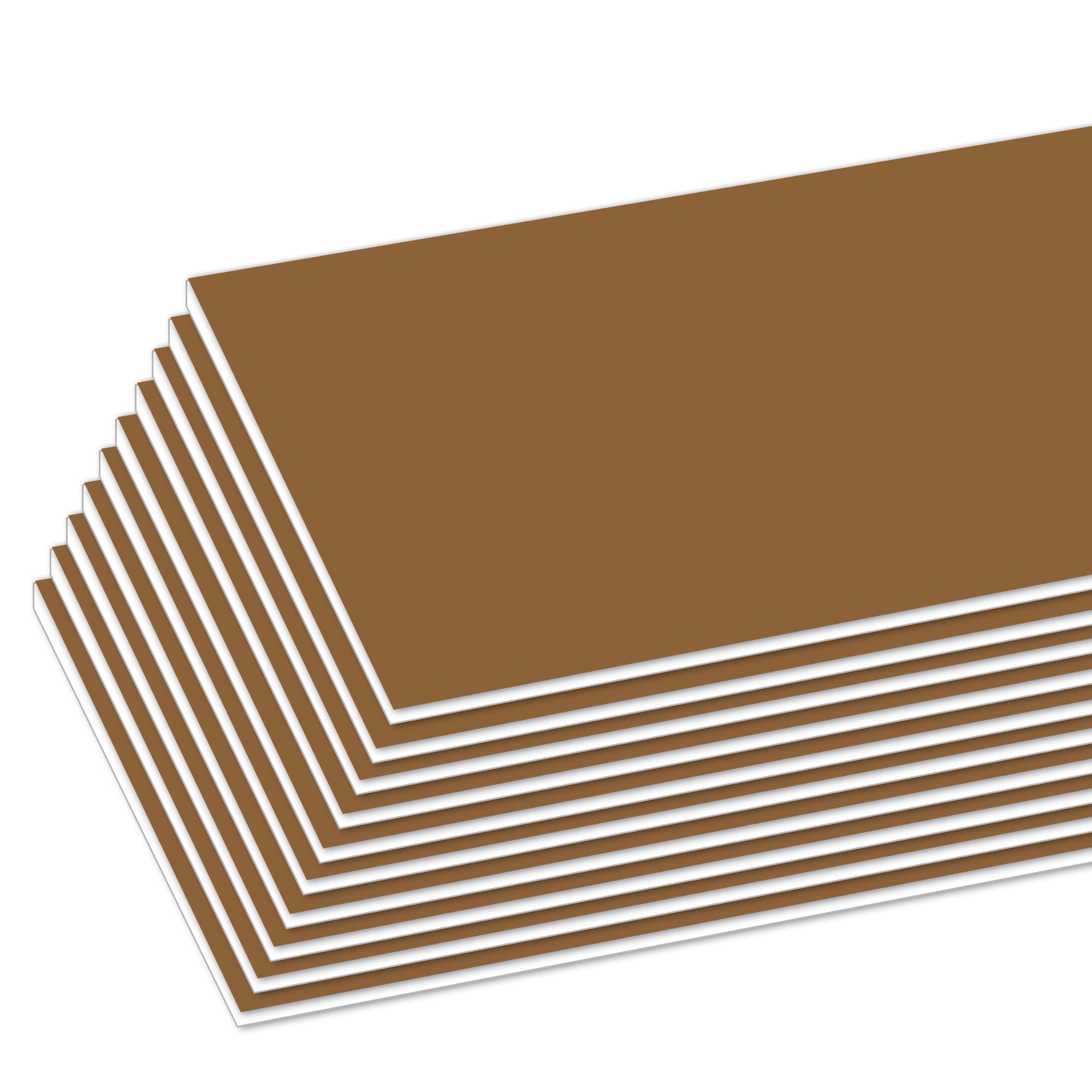 BAZIC Brown Foam Board 20" X 30", Colored Foam Boards 3/16 Inch