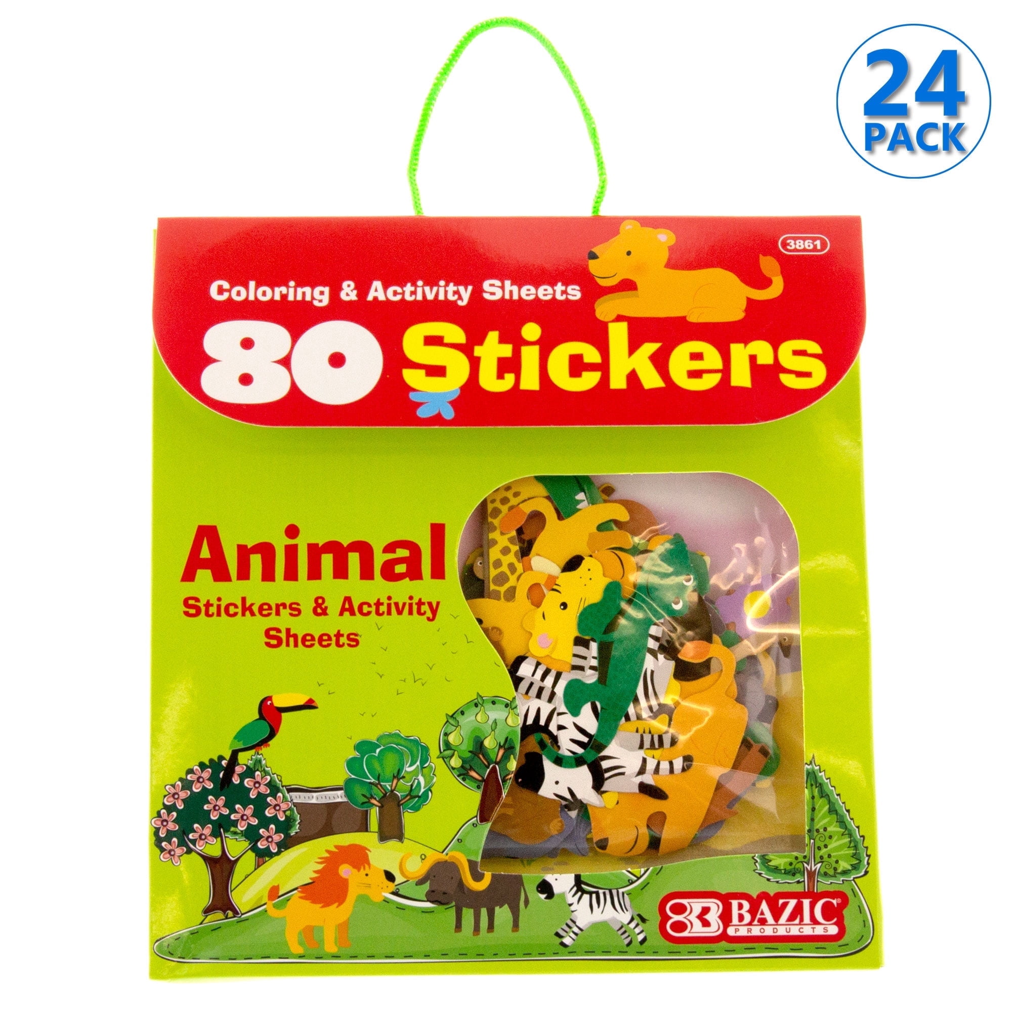 BAZIC Car Series Assorted Sticker (80/Bag)