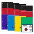 thumbnail image 1 of BAZIC College Ruled 1 Subject Spiral Notebooks 70 Sheets, Assorted Color, 12-Count, 1 of 7