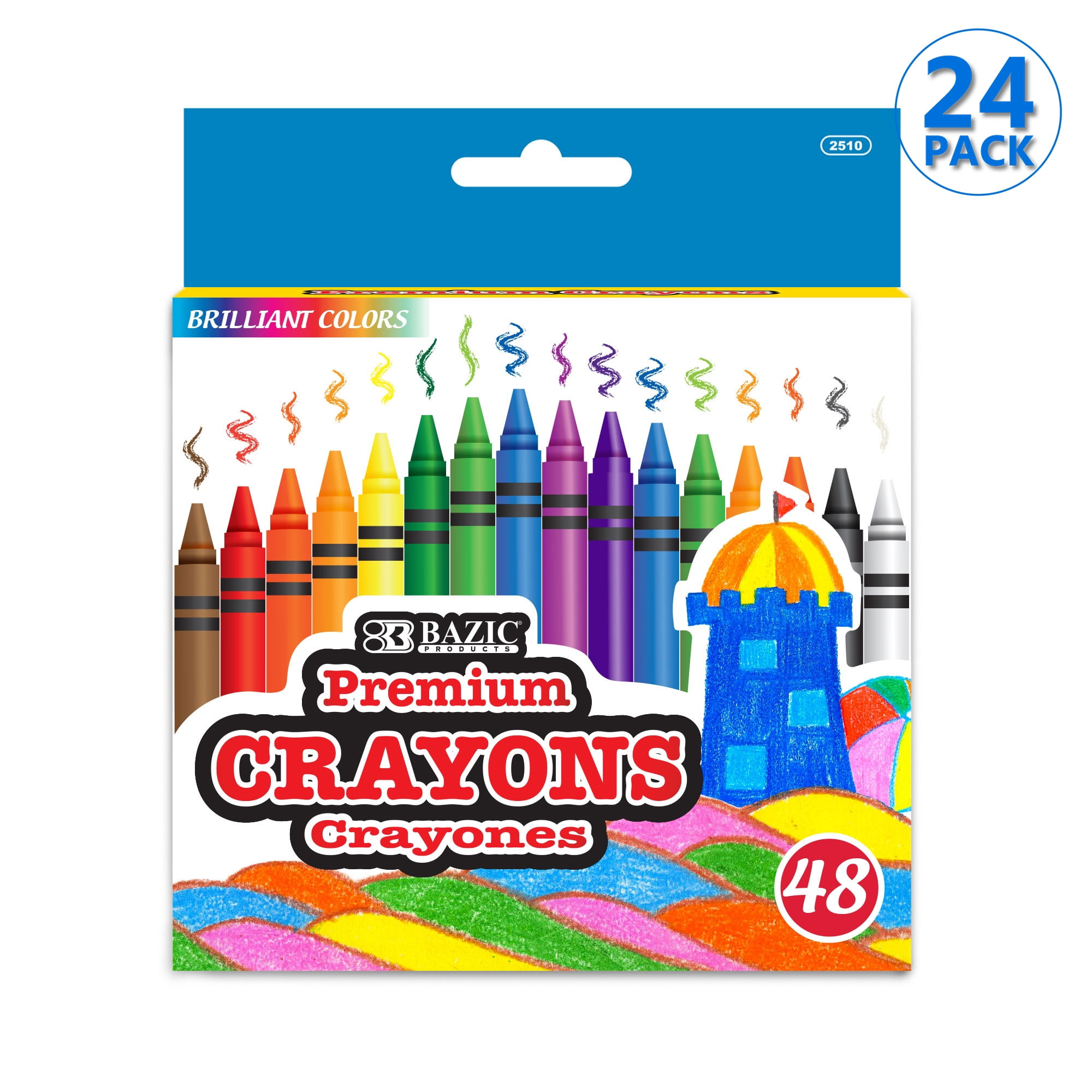  Trail maker Wholesale Bright Wax Coloring Crayons in