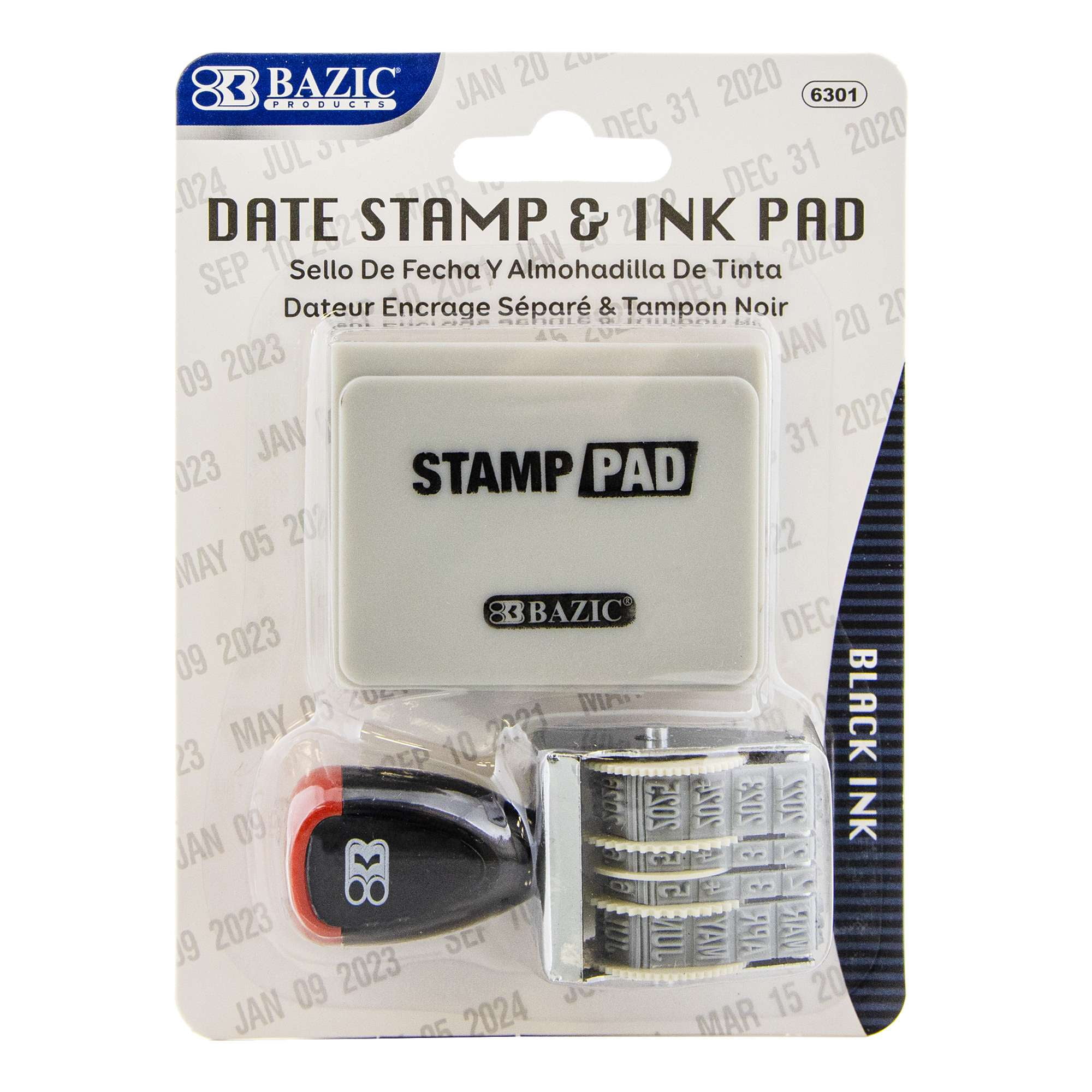 ExcelMark Green Ink Pad for Rubber Stamps 2-1/8 inch by 3-1/4 inch, Blue