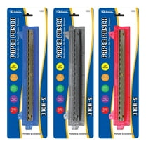 BAZIC Portable 3-Hole Paper Punch [3202]