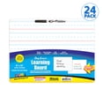 thumbnail image 1 of BAZIC Dry Erase Lap Board 9"x12" & Marker, Double Sided, 24-Pack, 1 of 5