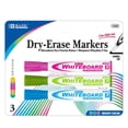 thumbnail image 1 of BAZIC Dry Erase Marker Bright Color Chisel Tip Whiteboard Markers (3/Pack), 1-Pack, 1 of 7