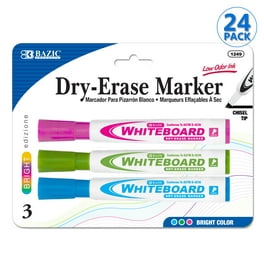 M166D-C11P12 Mag-Fancy Magnetic Dry Erase Marker Set - Fine Point Tip White  board Markers, Build-in Erase, 12 Color, Safe Inks, Low Odor,Wipe