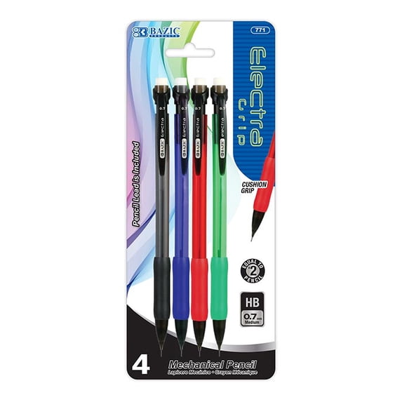 BAZIC Electra 0.7 mm Mechanical Pencil (5/Pack)