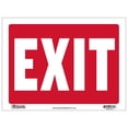 thumbnail image 1 of BAZIC Exit Sign 9"X12", Plastic Signs, Waterproof Indoor Signage, 24-Pack, 1 of 7