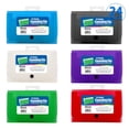 thumbnail image 1 of BAZIC Expanding File Plastic Folder 13 Pockets Coupon Size Envelopes, 24-Pack, 1 of 7