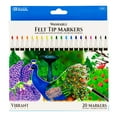 thumbnail image 1 of BAZIC Felt Washable Markers 20 Colors, Fine Line Coloring Marker, Non Toxic Art Supplies (20/Pack), 1-Pack, 1 of 7