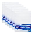 thumbnail image 1 of BAZIC Filler Paper Loose Leaf 100 Sheet, College Ruled 3 Hole Punched, 6-Pack, 1 of 8