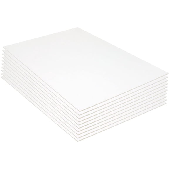 BAZIC Foam Board 20" X 30" White, Colored Foam Boards 3/16 Inch Thickness, 4 Count