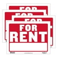thumbnail image 1 of BAZIC For Rent Sign 9"X12", For Rent Rental Waterproof Indoor Signage, 4-Pack, 1 of 7