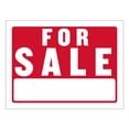 thumbnail image 1 of BAZIC For Sale Sign 9"X12", Plastic Signs, Waterproof Indoor Signage, 24-Pack, 1 of 7