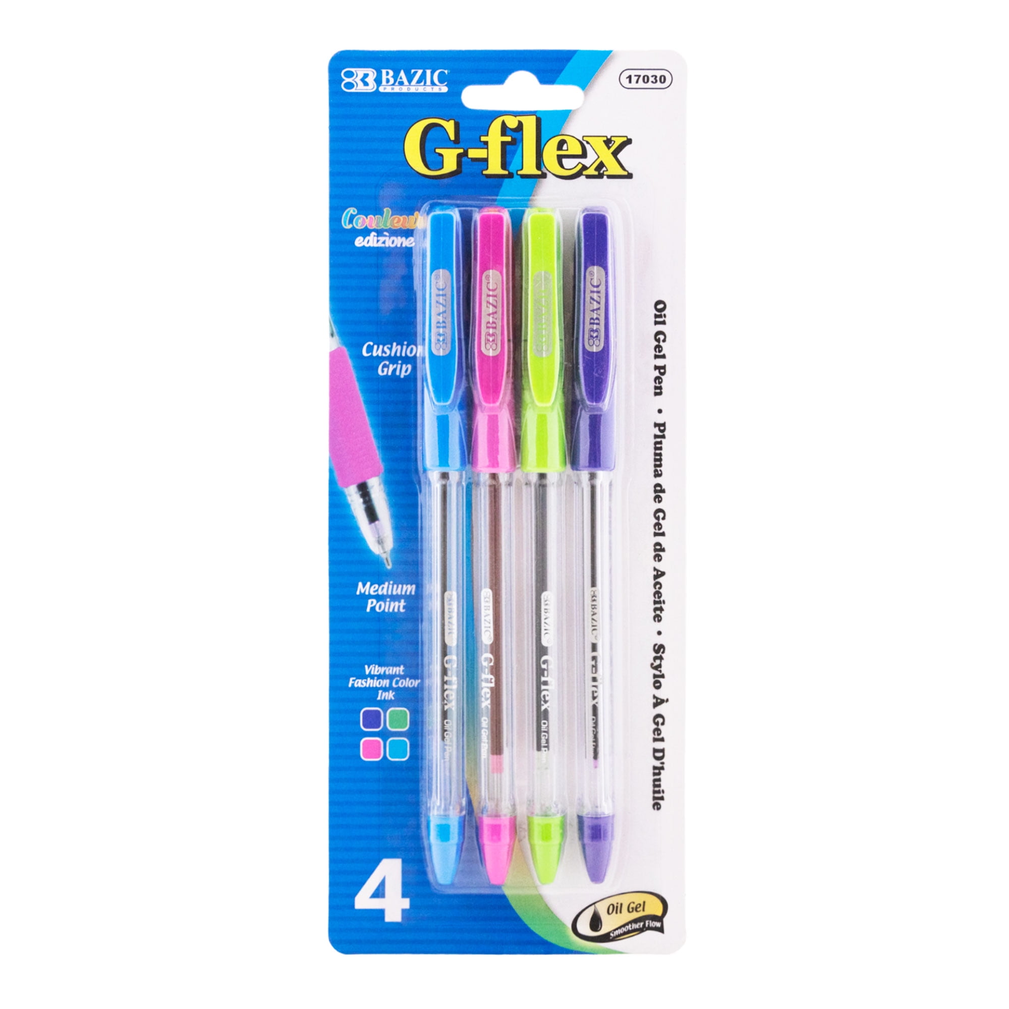 BAZIC Fiero Black Fiber Tip Fineliner Pen (4/Pack) Bazic Products
