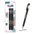 thumbnail image 1 of BAZIC GR8 Black Fuse Tech Ink Pen w/ Rubber Barrel, 0.7 mm, (3/Pack), 24-Pack, 1 of 7
