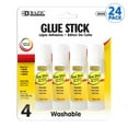 thumbnail image 1 of BAZIC Glue Stick 8g/0.28Oz, White Glue Sticks, Acid Free (4/Pack), 24-Packs, 1 of 7