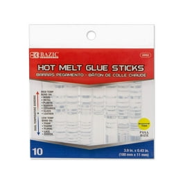  Clear Hot Glue Sticks Full Size, ENPOINT 24 PCS Hot Melt Glue  Sticks Standard, Craft Glue Sticks for Fabric Wood, All Temp Adhesive Glue  Sticks for Card Decoration, Art, DIY