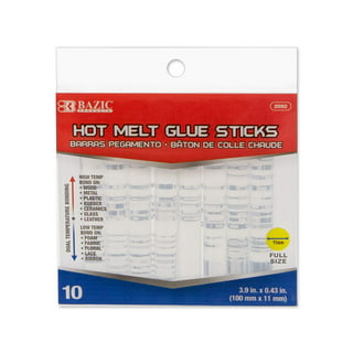 AdTech Crystal Clear Multi Temp Full Size Hot Glue Sticks, Full Size 10 x  .44, 24 Sticks