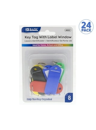 Sasylvia 60 Pcs Key Tags Identifiers Flexible Key Tags 12 Colors Colorful Key  Ring Tags Waterproof Writable Key Labels for Keys Luggage Small Items -  Yahoo Shopping
