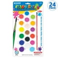 thumbnail image 1 of BAZIC Poster Paint w/ Brush 60 ml, 18 Colors Non-Toxic Paint Set, 24-Pack, 1 of 7