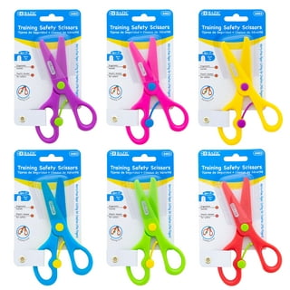 ToolUSA (2 Pack) 3.5 Baby Safety Scissors, Straight Blade with Rounded  Tips