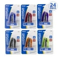 thumbnail image 1 of BAZIC Mini Stand-Up Stapler w/500 Staples, Standard (26/6), 24-Pack, 1 of 5