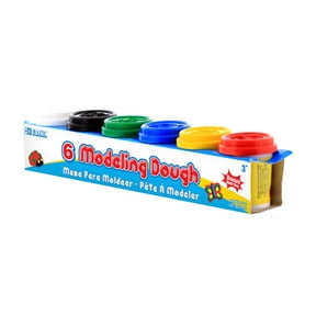 BAZIC Multi Color Modeling Dough, 2 Oz, 6 Ct