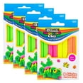 thumbnail image 1 of BAZIC Modeling Clay Sticks 4.8 Oz, 4 Fluorescent Colors, Non-Toxic, 4-Pack, 1 of 7