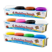 BAZIC Modeling Dough 4 Oz, Assorted Primary Colors, Non Toxic, 3-Packs