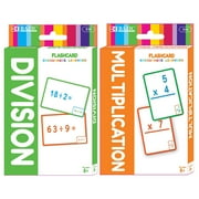 BAZIC Multiplication & Division Flash Cards, Number Math Calculation Card Game Education Training Learning Practice Smart, Great for Activities at Home School Classroom 36/Pack, Set of 2-Pack