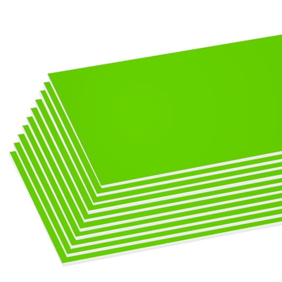 BAZIC Neon Green Foam Board 20" X 30", Colored Foam Boards 3/16 Inch Thickness, 25-Pack