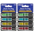 thumbnail image 1 of BAZIC Neon Page Markers Dispensers 0.5x1.7 Sign Here PET Arrow Flag (100 Flags/Pack), 2-Packs, 1 of 7
