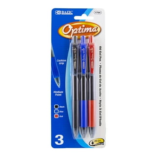New Inc Optimus Felt Tip Pens Fine Point, 1 pack of 3 Pens