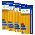 thumbnail image 1 of BAZIC Pencil #2 HB Pencils, Latex Free Eraser, Wood Free Yellow Unsharpened (12/Pack), 4-Packs, 1 of 7