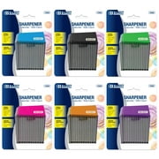 BAZIC Pencil Sharpener Dual Blades, Standard & Jumbo Size Crayons, 6-Pack