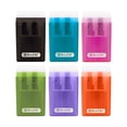 thumbnail image 1 of BAZIC Pencil Sharpener Dual Blades w/ Lid & Receptacle, Total 24-Count, 1 of 7