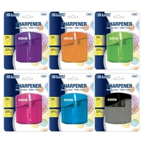 BAZIC Pencil Sharpener Dual Blades w/ Square Receptacle, 24-Pack