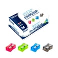 thumbnail image 1 of BAZIC Pencil Sharpener Square Single Hole Blade, Total 24 Count, 1 of 6