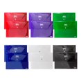 thumbnail image 1 of BAZIC Plastic Envelope Poly Envelopes, Clear Folder Snap Closur, 12 Count, 1 of 7