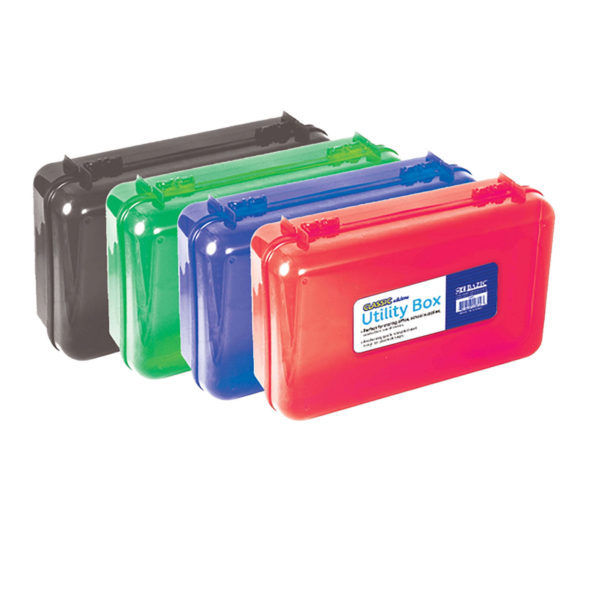 Bazic Products Glitter Bright Color Multipurpose Utility Box 24 / Case