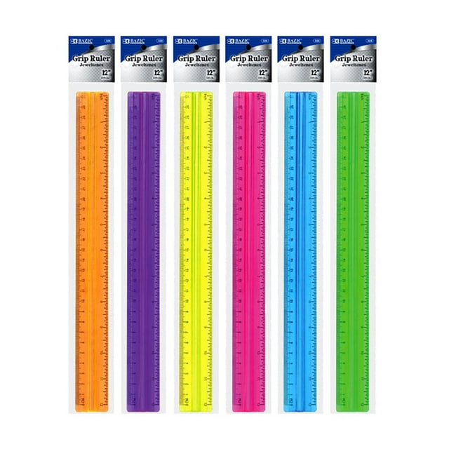 BAZIC Plastic Ruler 12