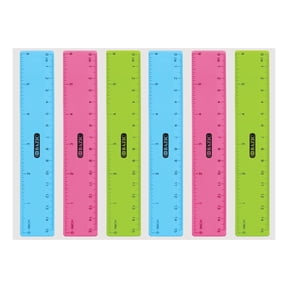 6 Inch Rulers for Office and School Use