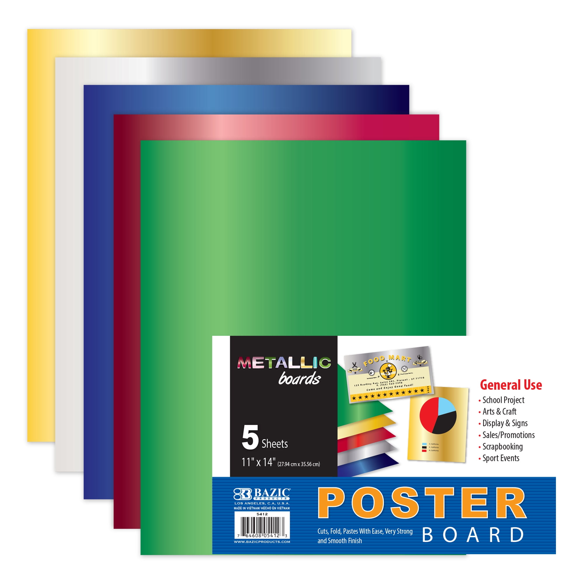 Green Poster Board Walmart